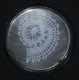 Magnet rond spirale en torchon