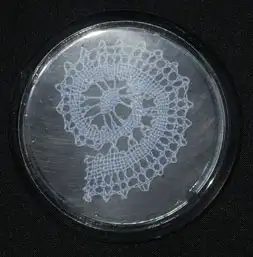 Magnet rond spirale en torchon