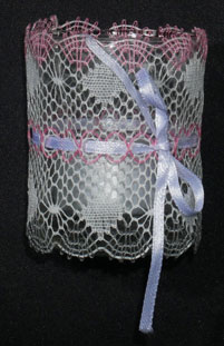 photophore rose et gris